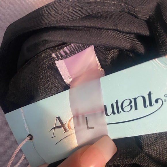 Black Racerback Mesh Swim Sports Bra - Picture 14 of 15